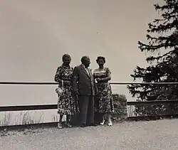 Heinrich Kreil mit seiner Familie 1955