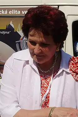 Die Titelverteidigerin Helena Fibingerová (hier im Jahr 2012), 1976 Olympiadritte, zweifache Vizeeuropameisterin (1978/1982) und 1974 EM-Dritte, erreichte noch einmal einen achten&nbsp;Platz