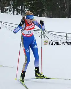 Helena Ekholm in Östersund, Februar 2008