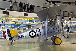 Die erhaltene Sopwith Snipe E6655 im Royal Air Force Museum in London
