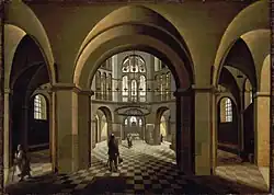 Das Inneren des Domes von Aachen