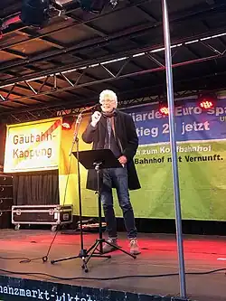 Hendrik Auhagen Pro Gäubahn Demo Stuttgart