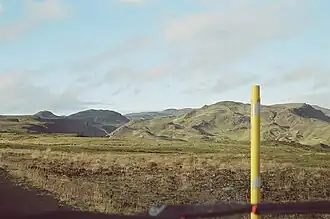 Gebiet des Hrómundartindur hinter Hveragerði