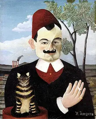 Henri Rousseau: Portrait de Monsieur X (Pierre Loti), 1906[147]