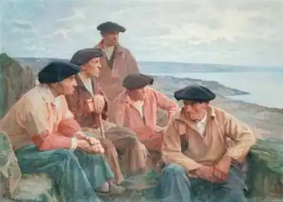 Henri Royer: Devant la grande mer Cote basque