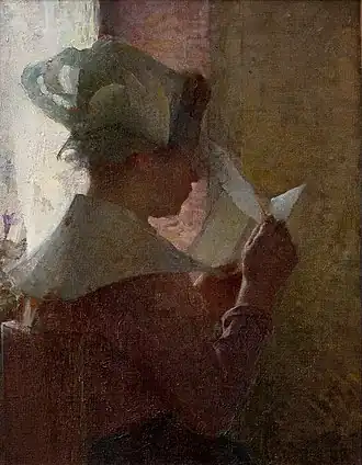 Henri Royer: Jeune Bretonne. Musée des Beaux-Arts de Brest