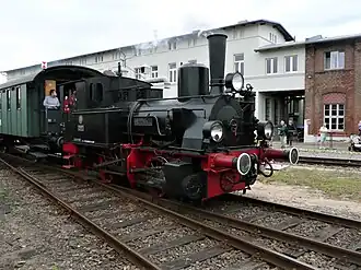 erhaltene Lokomotive
