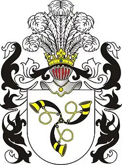 Triskele im Wappen einer polnischen Adelsfamilie