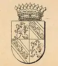 Wappen von Johann d'Hautois de Bronne
