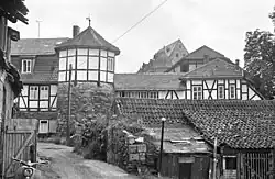 Zwingerstraße mit Blick auf die Schlossanlage ca. 1977
