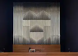 Moderner Werkprospekt (2003) der Herz-Jesu-Kirche (München)