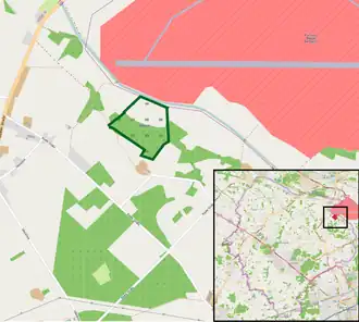 Übersichtskarte des Naturschutzgebiets