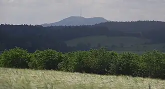 Morgenstimmung mit Blick zum Hesselberg (von Westen)