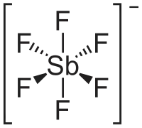 Hexafluoroantimonation