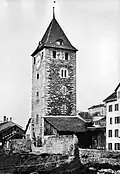 Der Ketzer- oder Hexenturm vor 1878