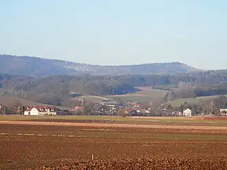 Der Hiesberg von St. Leonhard am Forst aus gesehen