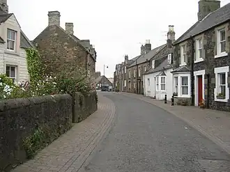 Straßenzug in Coldingham
