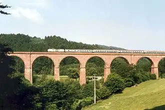 Die Bausteine für das Himbächel-Viadukt bei Marbach wurden im Steinbruch Olfen geschlagen