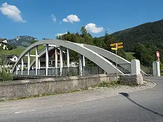 Hintere Muotabrücke Brücke Hinteribach