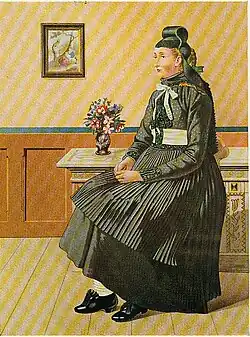 Sonntagstracht, Bottenhorn, Amt Blankenstein „Obergericht“