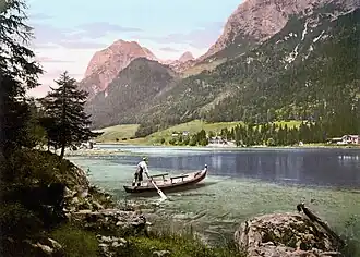 Hintersee um 1900 (Photochromdruck)