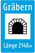 9g: Tunnel (Tunnelname, Tunnellänge von … Metern)