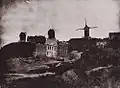 Hippolyte Bayard: Windmühlen, Montmartre, Paris, ca. 1842