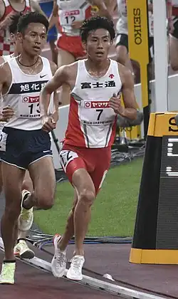 Hiroki Matsueda (rechts) – Rang&nbsp;achtzehn