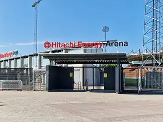 Die Südseite der Arena im Juni 2023