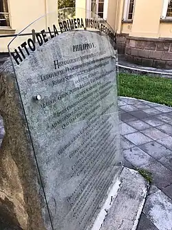 Meilenstein der französischen geodätischen Mission