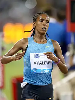 Hiwot Ayalew aus Äthiopien erreichte Platz&nbsp;sechs