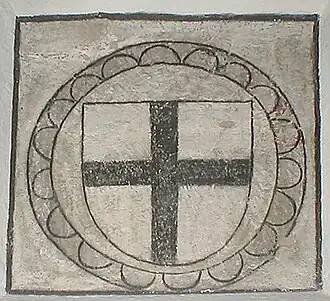1225: Deutschordens-Kreuz im Turmchor