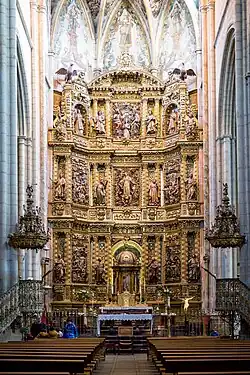 Hochaltar der Kirche Santa María in Viana (Navarra)