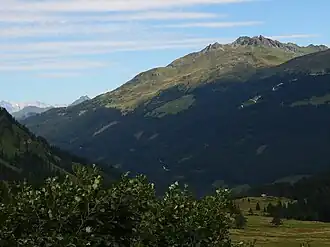 Blick vom Hüttwinkltal (südlich von Rauris) auf die Türchlwand