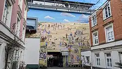 Bemalter und umgebauter Bunker Löwenstraße (Falkenried-Terrassen)