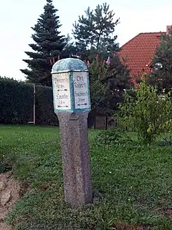 Wegweisersäule Rodewitz