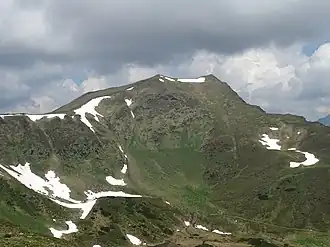 Hochschwung von der oberen Tubayalm (aus Südwest)