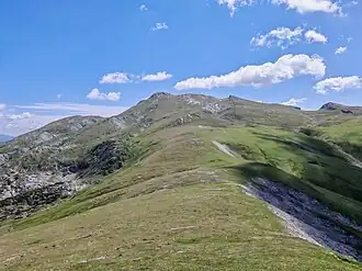 Blick vom Kleinen Speikboden nach Osten auf den Hochwart