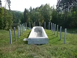 Hochwasserentlastung (2) mit Schwemmholzrechen