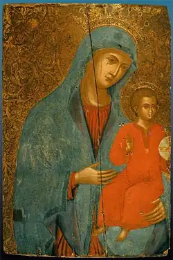 Ikone der Hodegetria in der Kathedrale San Demetrio Megalomartire di Tessalonica in Piana degli Albanesi