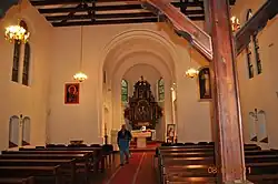 Inneres, Altar der alten Kirche