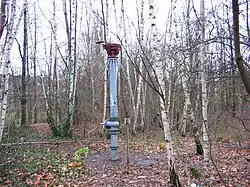 Entgasungshaube auf dem verfüllten Schacht Constantin I