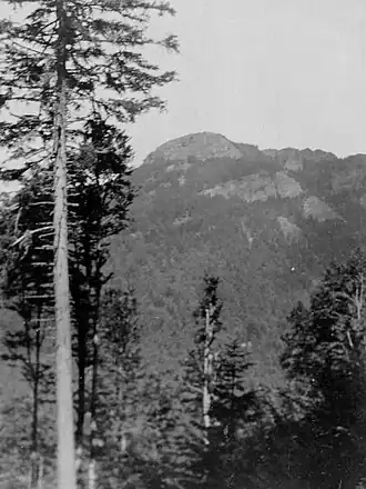 Die Hohe Kelch vom Stuhlskopf aus gesehen, aufgenommen 1927