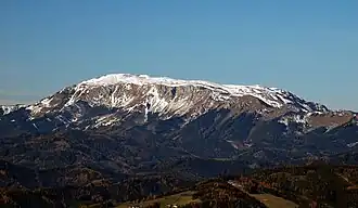 Blick auf die Hohe Veitsch von der Pretul