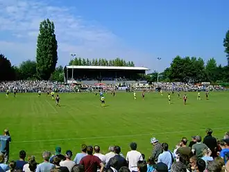 Die Haupttribüne des Stadions Hoheluft (August 2007)