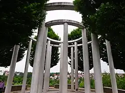 Monopteros in den Hohenheimer Gärten der Universität Hohenheim, erbaut 2001