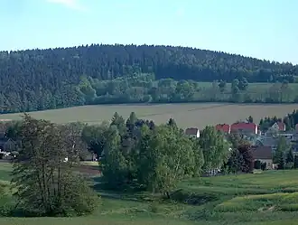 Hoher Hahn über dem Tröbigauer Oberdorf