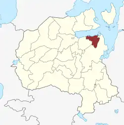 Lage des Sankt Nikolai Sogn in der Holbæk Kommune