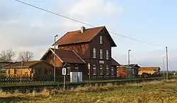 Bahnhaltepunkt in Holdorf