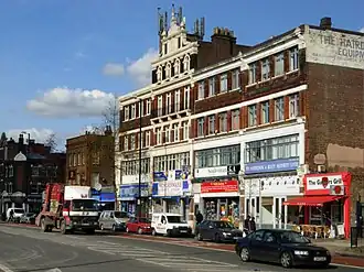 Blick auf die Holloway Road in Barnsbury